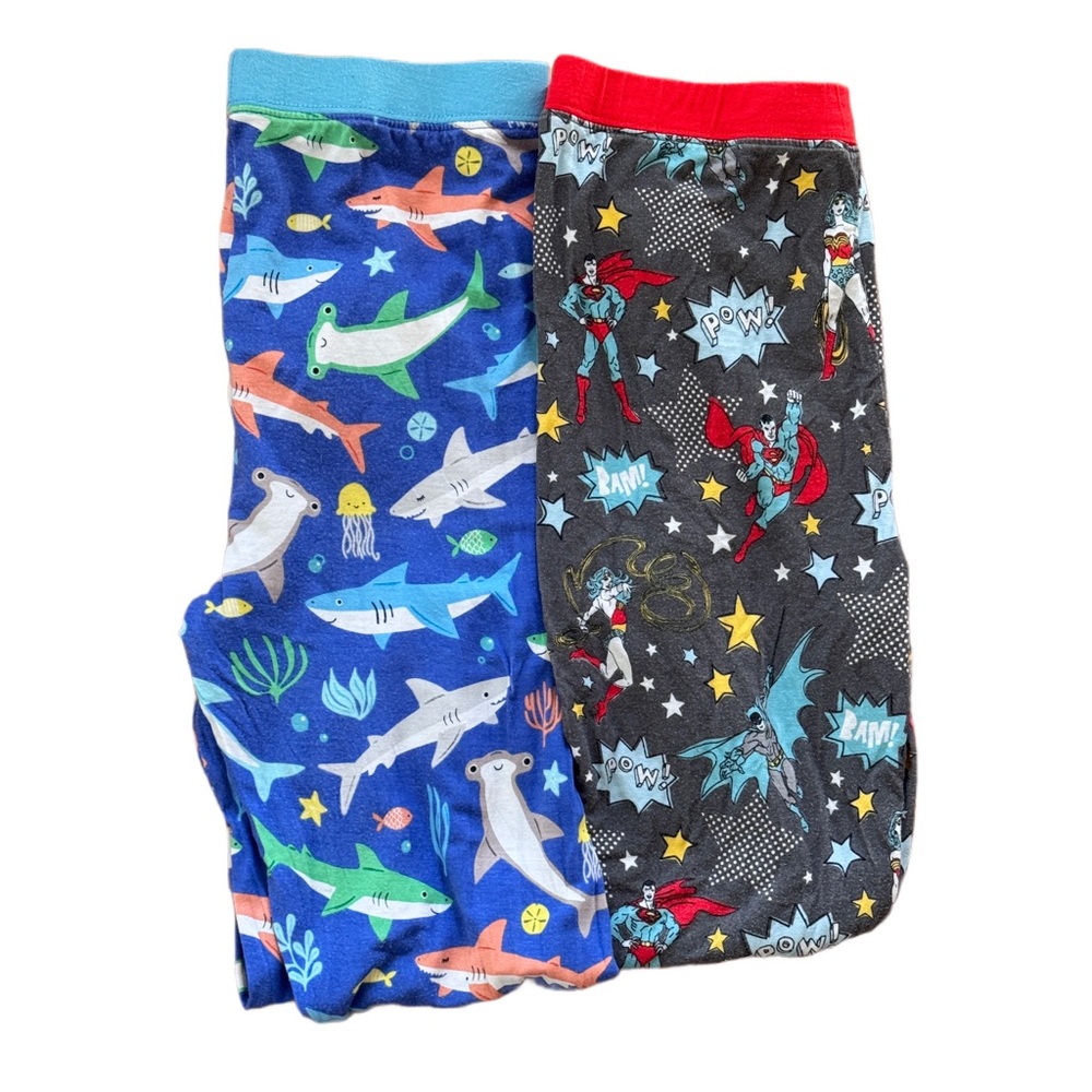 Little Sleepies PJ pants (2 pairs) size 9/10